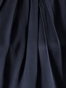 Sera Satin Sleeveless Blouse - Navy