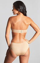 Porcelain Elan Strapless Bra - Chai