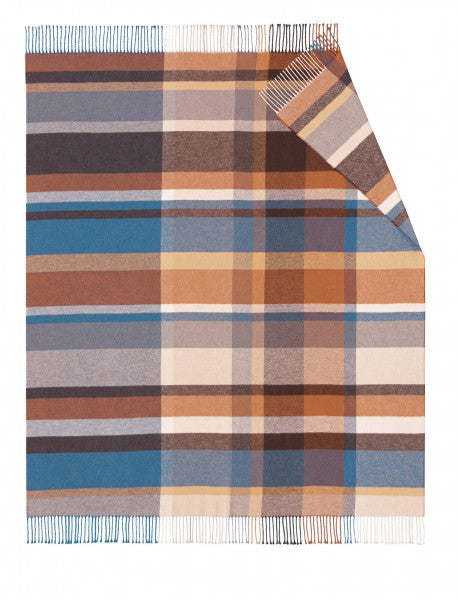 Plaid Throw 130 X 170CM - Harmony Brown