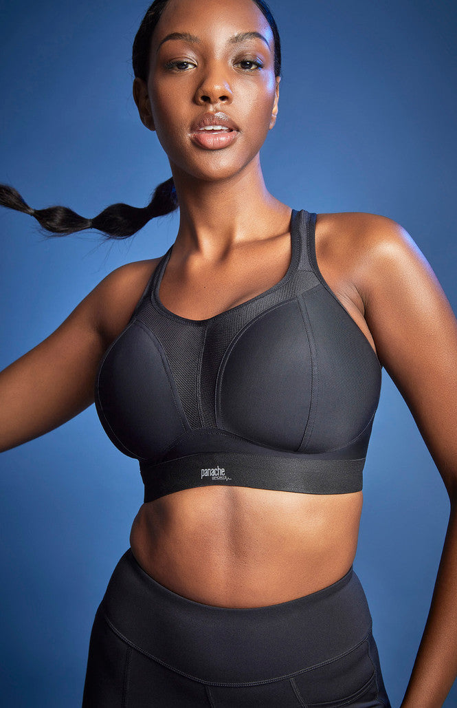 Non Wired Sports Bra - Black