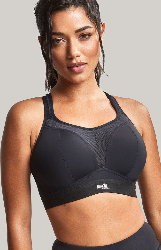 Non Wired Sports Bra - Black