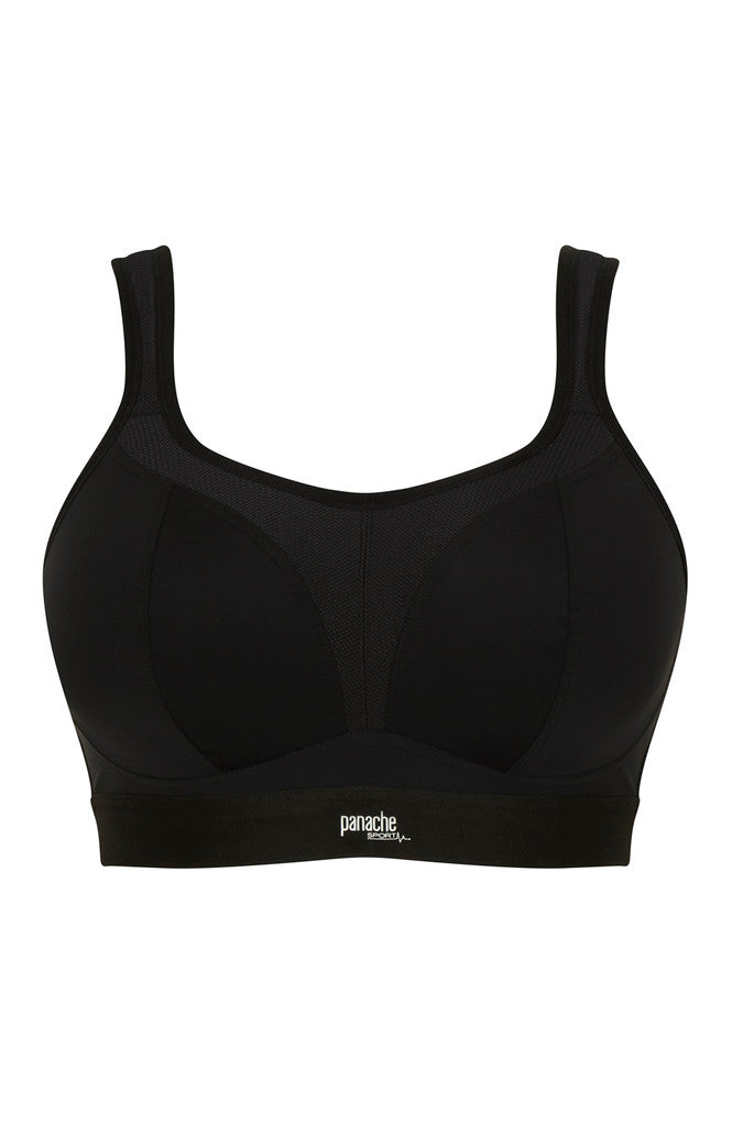 Non Wired Sports Bra - Black