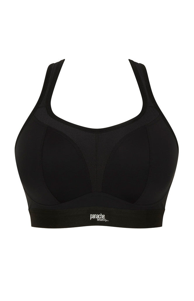 Non Wired Sports Bra - Black