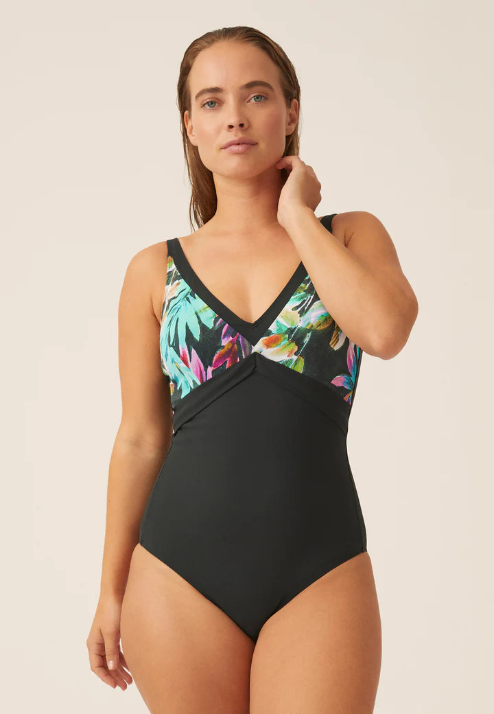 Control Swim Suit - Green Shading