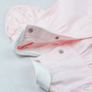 Jersey Romper with Yoke - Pale Pink