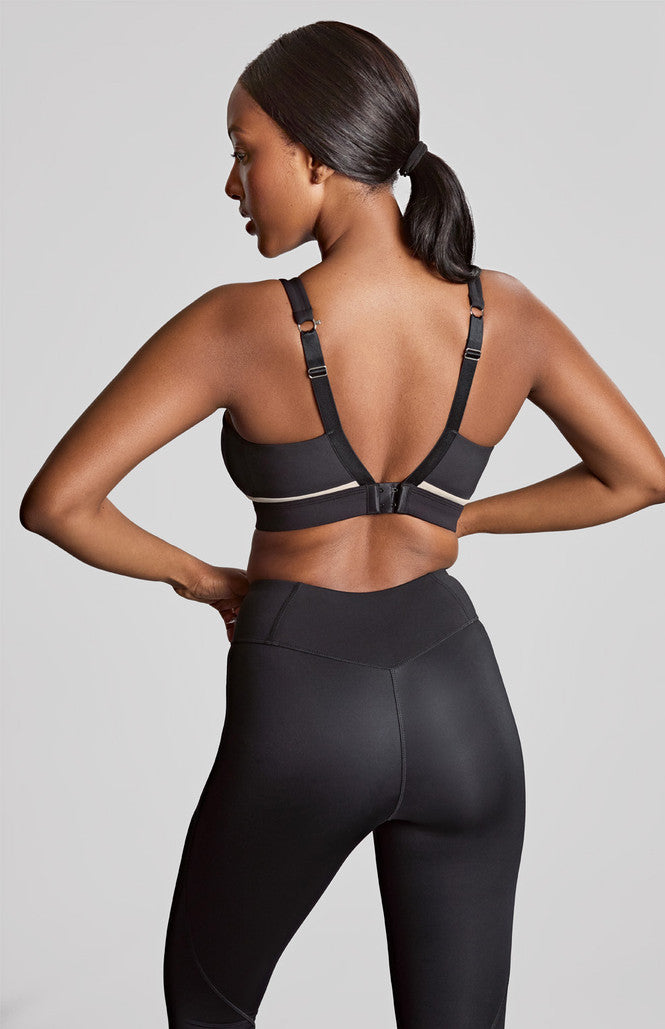 Non Wired Sports Bra - Black/chalk