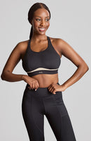 Non Wired Sports Bra - Black/chalk