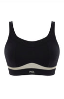 Non Wired Sports Bra - Black/chalk