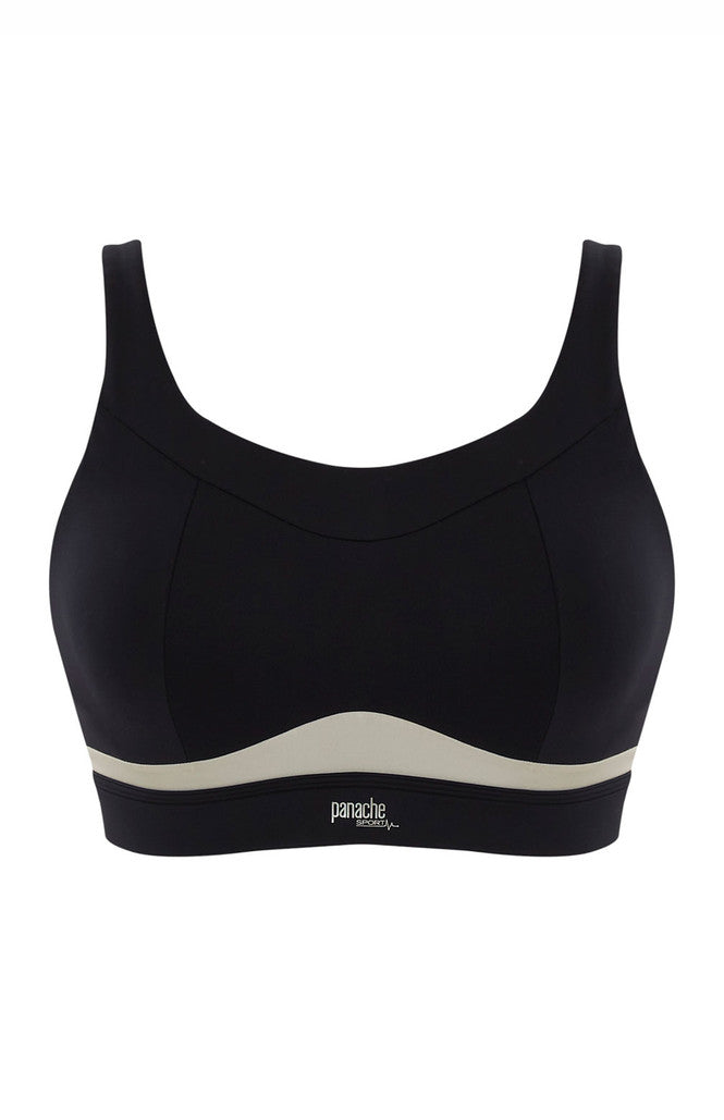 Non Wired Sports Bra - Black/chalk