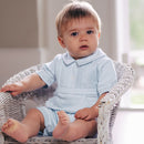 Leon Smart Romper - Pale Blue