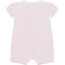 Louise Stretch Jersey Romper - Pale Pink