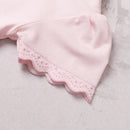 Louise Stretch Jersey Romper - Pale Pink