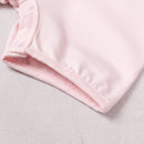 Louise Stretch Jersey Romper - Pale Pink