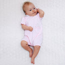 Louise Stretch Jersey Romper - Pale Pink