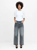 Dallas Denim Straight Leg Jean - Warm Grey