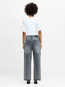 Dallas Denim Straight Leg Jean - Warm Grey