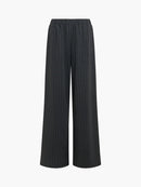Sarai Pinstripe Trouser - Grey/white
