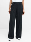 Sarai Pinstripe Trouser - Grey/white