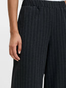 Sarai Pinstripe Trouser - Grey/white