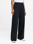 Sarai Pinstripe Trouser - Grey/white