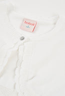 Boboli Knitwear Bolero - White