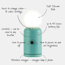 Wireless Lamp & Charger - Mint