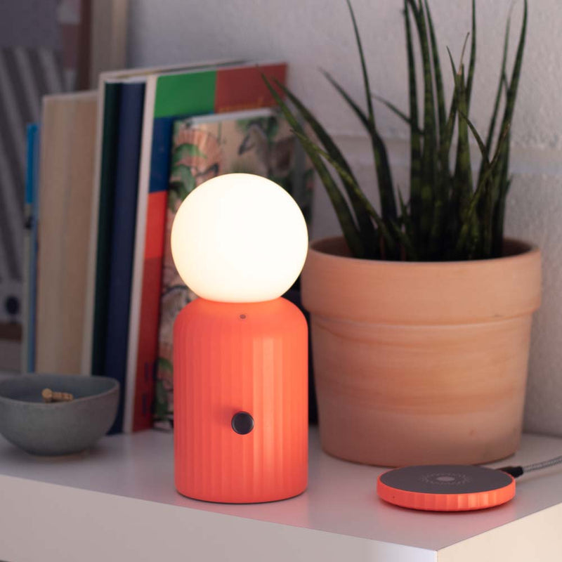 Wireless Lamp & Charger - Coral