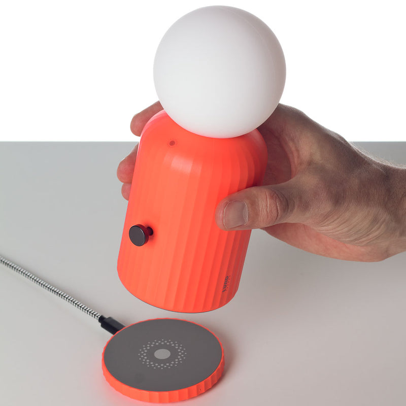 Wireless Lamp & Charger - Coral