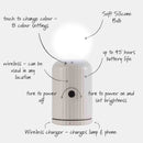 Wireless Charger & Lamp - White