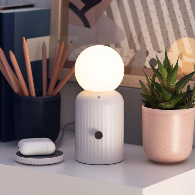 Wireless Charger & Lamp - White