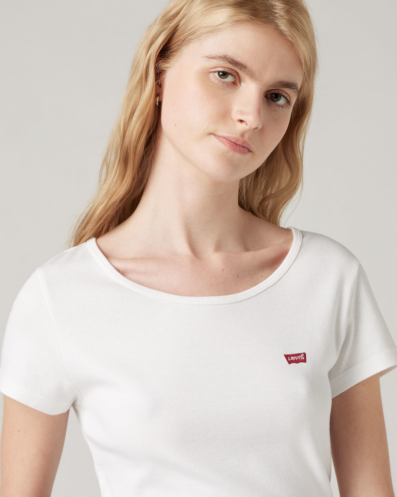 2 Pack Round Neck Tee - White