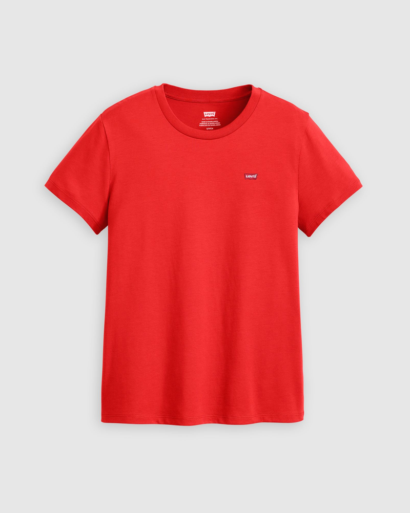 Levis 2 Pack Round Neck Tee - White/red