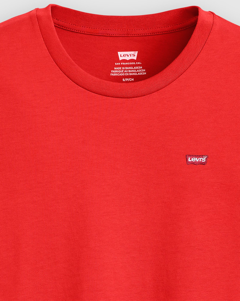 Levis 2 Pack Round Neck Tee - White/red