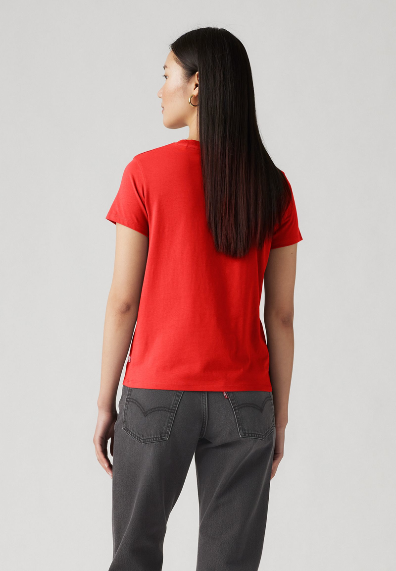 Levis 2 Pack Round Neck Tee - White/red