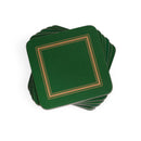 Classic Emerald Coasters - Set of 6