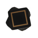 Classic Black Coasters - Set of 6