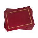 Classic Burgundy Placemats - Set of 6