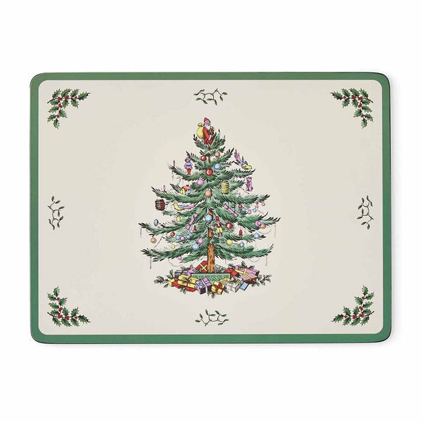 Christmas Tree Placemats - Set of 6