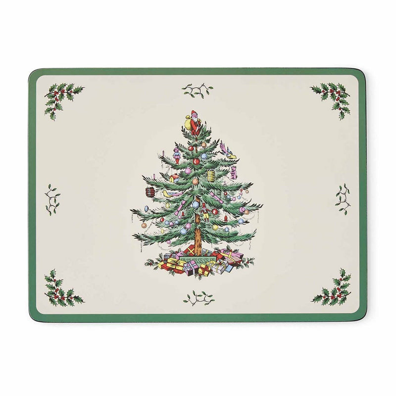 Christmas Tree Placemats - Set of 6