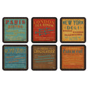 Lunchtime Coasters - Set of 6
