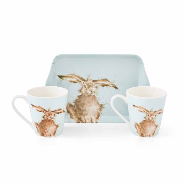 Wrendale Hare Mug & Tray Set