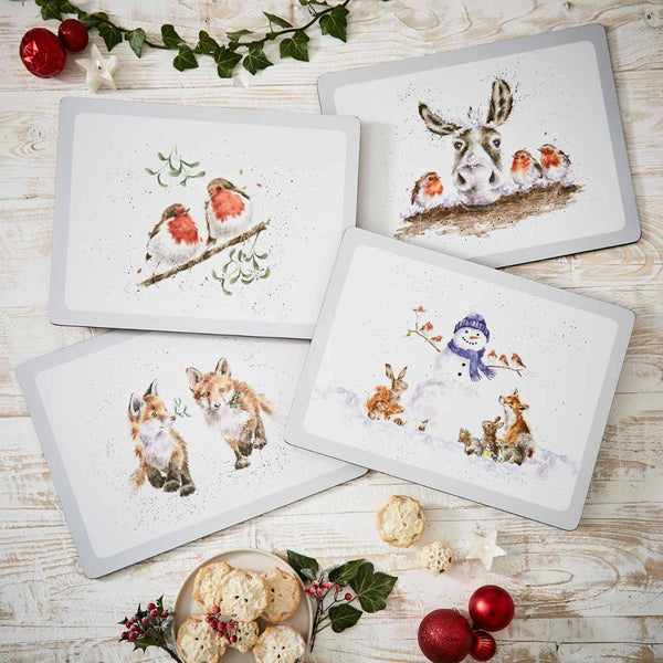 Wrendale Christmas Placemats - Set of 4