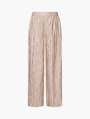 Novie Crinkle Trouser - Warm Neutral