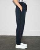 Wren Side Trim Tie Waist Trouser - Navy/black