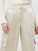 Chloetta Cargo Trouser - Silver Lining