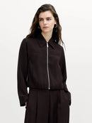 Suiting Blousson Jacket - Moch Brwn/porc Crm