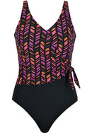 Beautiful Beaches Shaping Swimsuit - Black Multi