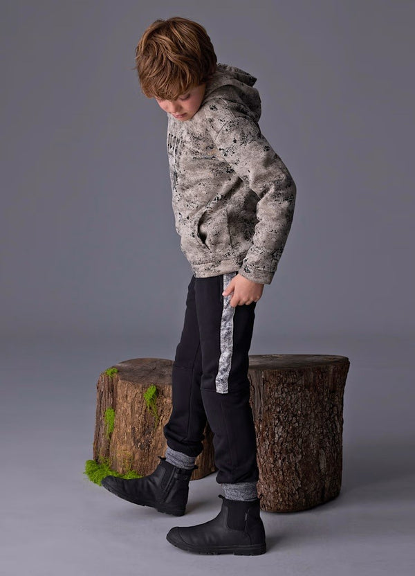 Contrast Jogger - Black