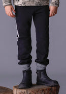 Contrast Jogger - Black
