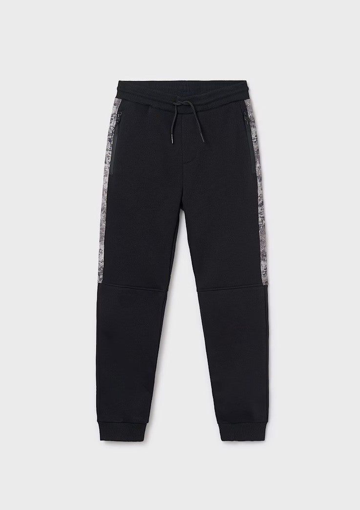 Contrast Jogger - Black